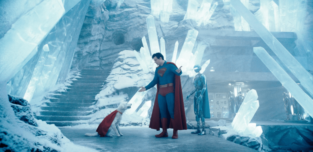 Krypto, Superman, and Robot #4 from James Gunn's "Superman" (2025)
