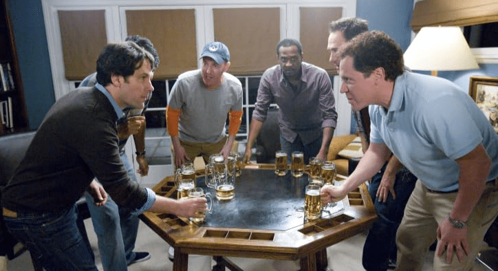 Paul Rudd and Jon Favreau in "I Love You, Man" (2009)