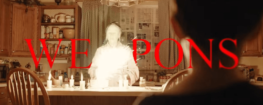 Amy Madigan and Cary Christopher in Zach Cregger's "Weapons" (2025)