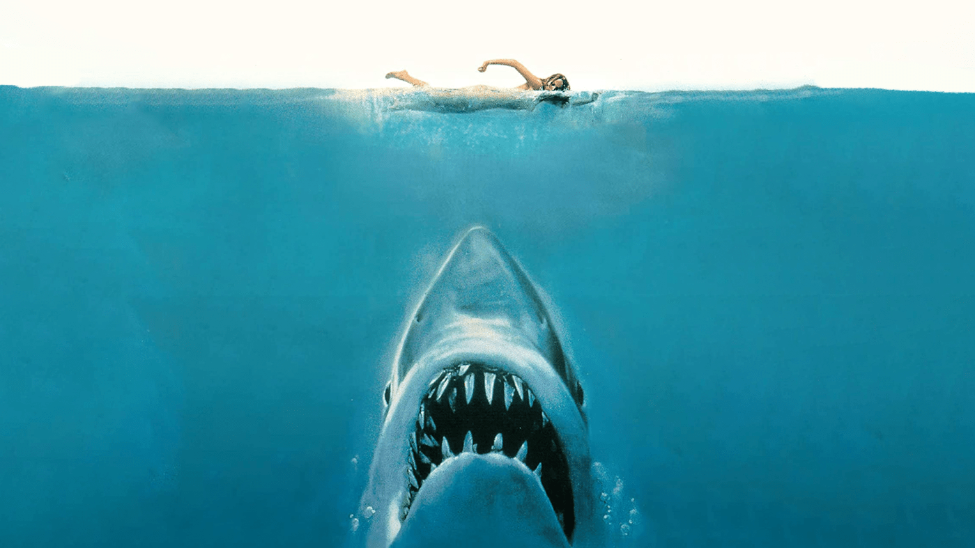 Banner image from Steven Spielberg's "Jaws"