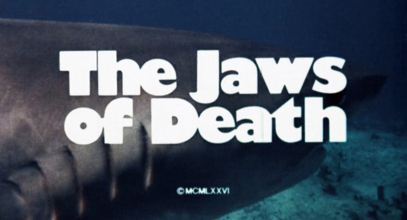 Title card for the film "Mako: The Jaws of Death" (1976)