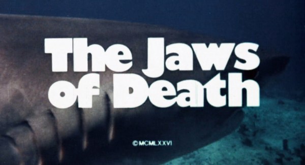 Title card for the film "Mako: The Jaws of Death" (1976)