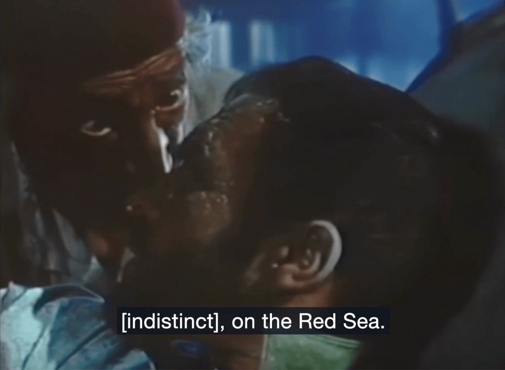 Burt Reynolds in Sam Fuller's "Shark!" (1969)