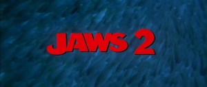 Title card for "Jaws 2"