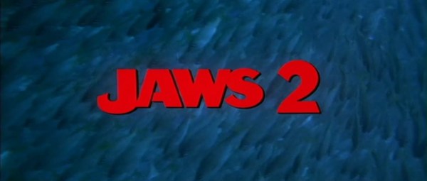 Title card for "Jaws 2"