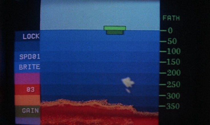 A scientific display in "Devil Fish"