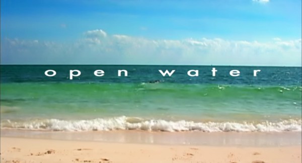Title card for "Open Water" (2003)