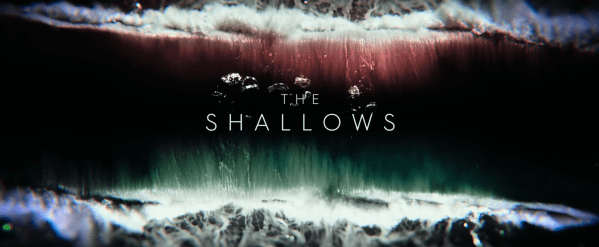 Title card for "The Shallows" (2016)